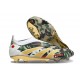 Bota adidas Predator Elite Laceless FG Negro Verde Dorado
