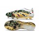 Bota adidas Predator Elite Laceless FG Negro Verde Dorado
