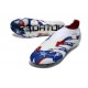 Bota adidas Predator Elite Laceless FG Blanco Azul Rojo