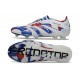 BOTINES DE FUTBOL adidas Predator Elite FG Blanco Azul Rojo