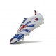 BOTINES DE FUTBOL adidas Predator Elite FG Blanco Azul Rojo