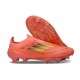 Zapatos Adidas F50+ Sin Cordones FG Rojo