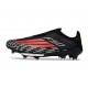 Zapatos Adidas F50+ Sin Cordones FG Negro Rojo
