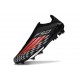 Zapatos Adidas F50+ Sin Cordones FG Negro Rojo