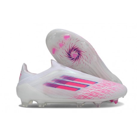 Botas de fútbol adidas F50 Elite FG LL Blanco Rosa