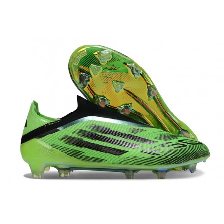 Botas de fútbol adidas F50 Elite FG LL Verde Negro