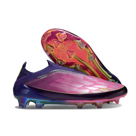 adidas F50 Elite FG LL X Lamine Yamal Unity Morado Ftwr Blanco Limón Lúcido 