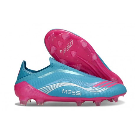 Botas de fútbol adidas F50 Elite FG LL Azul Rosa