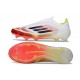 Botas de fútbol adidas F50 Elite FG LL Blanco Negro Rojo
