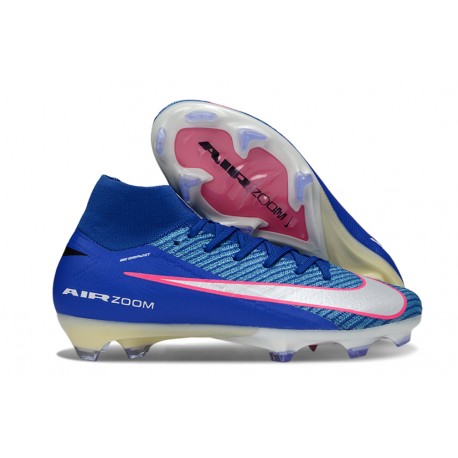Botas Nike Mercurial Superfly 10 Elite FG Azul Blanco