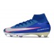 Botas Nike Mercurial Superfly 10 Elite FG Azul Blanco