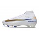 Botas Nike Mercurial Superfly 10 Elite FG Blanco Azul Dorado