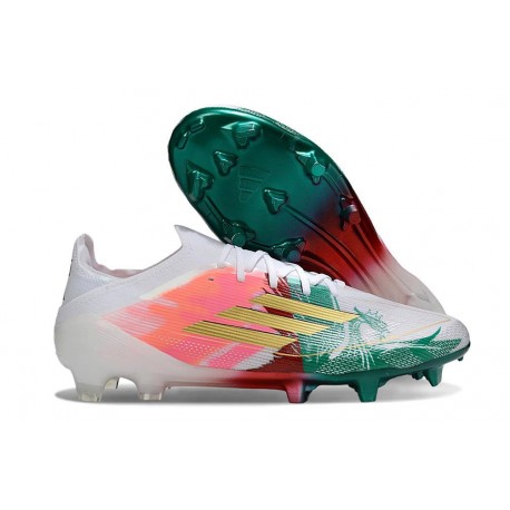 Botas de Futbol adidas F50 Elite FG Blanco Rojo Verde