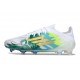 Botas de Futbol adidas F50 Elite FG Blanco Verde Dorada