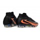 Botas de fútbol altas Nike Phantom 6 Elite FG Negro Naranja
