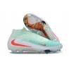 Botas de fútbol altas Nike Phantom 6 Elite FG Pistacho Escarcha Rojo