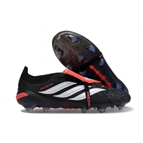 Zapatillas adidas Predator 26 Elite FT FG Negro Blanco Rojo