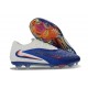 Zapatillas de Fútbol Nike Phantom 6 Elite L FG Azul Carrera Blanco