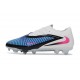 Zapatillas Nike Phantom 6 Elite L FG Azul Carrera Explosión Rosa Blanco