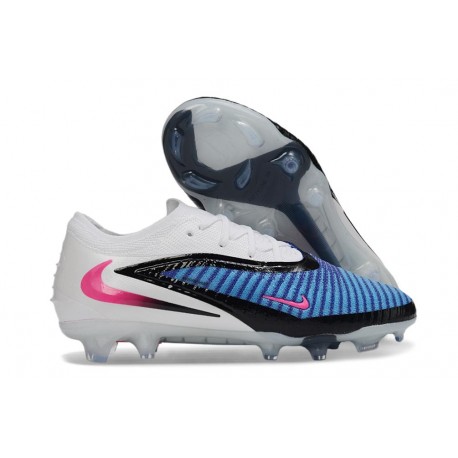 Zapatillas Nike Phantom 6 Elite L FG Azul Carrera Explosión Rosa Blanco