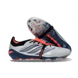 Zapatillas adidas Predator 26 Elite FT FG Gris Blanco Rosso