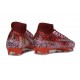 Zapatos de Fútbol Nike Mercurial Superfly X Elite FG Rojo Plateada