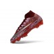 Zapatos de Fútbol Nike Mercurial Superfly X Elite FG Rojo Plateada