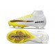 Zapatos de Fútbol Nike Mercurial Superfly X Elite FG Blanco Dorada Amarillo