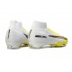 Zapatos de Fútbol Nike Mercurial Superfly X Elite FG Blanco Dorada Amarillo