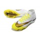 Zapatos de Fútbol Nike Mercurial Superfly X Elite FG Blanco Dorada Amarillo