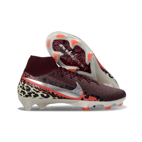 Zapatos de Fútbol Nike Mercurial Superfly X Elite FG Purpúreo Plateado