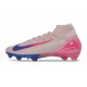 Zapatos de Fútbol Nike Mercurial Superfly X Elite FG Rosa Azul