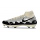 Zapatos de Fútbol Nike Mercurial Superfly X Elite FG Blanco Plateada Negro