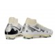 Zapatos de Fútbol Nike Mercurial Superfly X Elite FG Blanco Plateada Negro