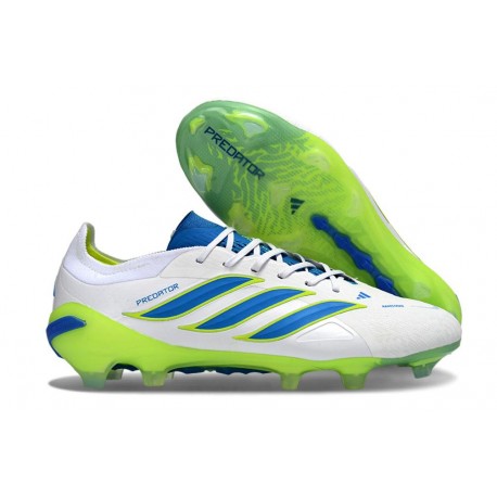 Bota de Futbol adidas Predator 26 Elite FG Blanco Azul