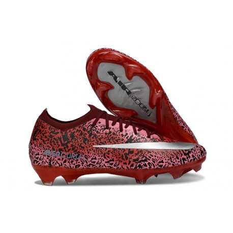 Zapatos Nike Mercurial Vapor XVI Elite FG Rojo Plateado