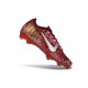Zapatos Nike Mercurial Vapor XVI Elite FG Rojo Plateado