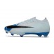 Zapatos Nike Mercurial Vapor XVI Elite FG Blanco Azul Negro