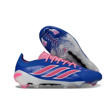 Bota de Futbol adidas Predator 26 Elite FG Azul Rosa