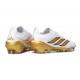 Bota de Futbol adidas Predator 26 Elite FG Blanco Dorado