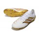 Bota de Futbol adidas Predator 26 Elite FG Blanco Dorado