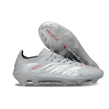 Bota de Futbol adidas Predator 26 Elite FG Gris Argento