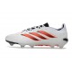 Bota de Futbol adidas Predator 26 Elite FG Blanco Rojo Negro