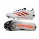 Bota de Futbol adidas Predator 26 Elite FG Blanco Rojo Negro