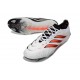 Bota de Futbol adidas Predator 26 Elite FG Blanco Rojo Negro