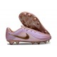 Zapatos Nike Tiempo Maestro Elite FG Bronce Rojo Mtlc Dorado Rosa Mtlc