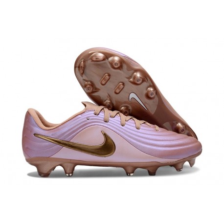 Zapatos Nike Tiempo Maestro Elite FG Bronce Rojo Mtlc Dorado Rosa Mtlc