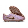 Zapatos Nike Tiempo Maestro Elite FG Bronce Rojo Mtlc Dorado Rosa Mtlc