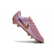 Zapatos Nike Tiempo Maestro Elite FG Bronce Rojo Mtlc Dorado Rosa Mtlc