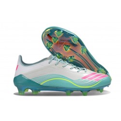 Zapatos adidas F50 Elite FG X Messi Ftwr Blanco Rosa Lúcido Flash Agua